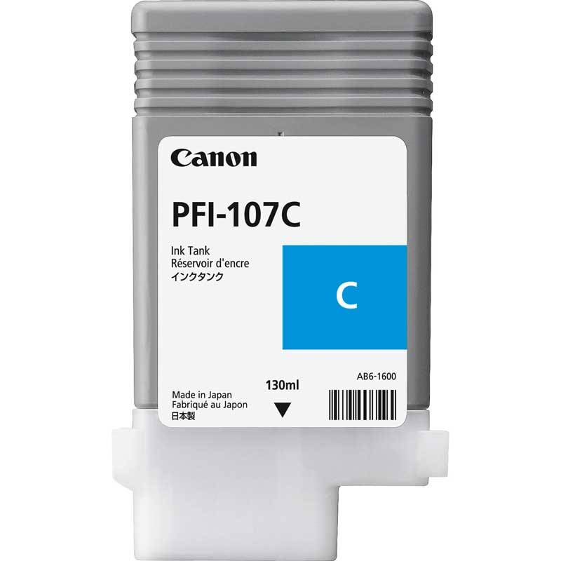 Cartouche encre Canon PFI-107 Cyan- 130 ml