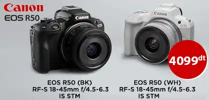 Canon EOS R50 + objectif RF-S 18-45mm Canon EOS R50 + objectif RF-S 18-45mm