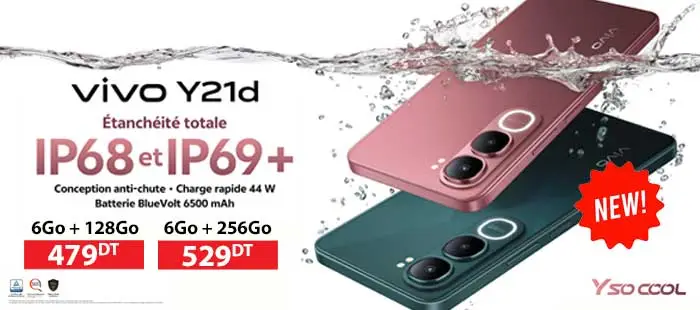 Smartphone Vivo Y21D 6Go 128/256Go NEW Smartphone Vivo Y21D 6Go 128/256Go NEW
