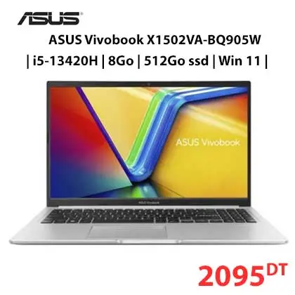 PC Portable ASUS Vivobook X1502VA PC Portable ASUS Vivobook X1502VA-BQ905W